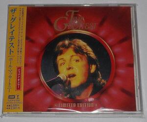 1998年ジャパン・オンリー日本限定盤『THE GREATEST＊PAUL McCARTNEY』ポール・マッカトニーEMI 100周年記念ベスト★Japan Limited Best