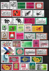 ★1971-1978年 -ドイツ 記念切手 100種- 1種完,2種完,3種完,4種完 - 未使用(MNH)(SC#1063-1282)★ZM-903