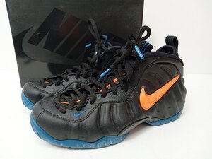 [KA16A-611-042-1] NIKE AIR FOAMPOSITE PRO ナイキ エアフォームポジットプロ 624041-010 サイズ27cm ブラック 中古