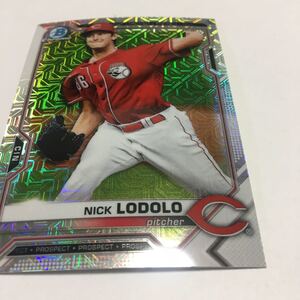 ★【NICK LODOLO】MLB 2021 BOWMAN mega Mojo Refractor ★即決