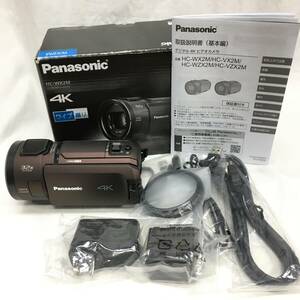 Panasonic パナソニック デジタル4Kビデオカメラ HC-WX2M ブラウン カメラ本体美品 付属品完備 デジカメ