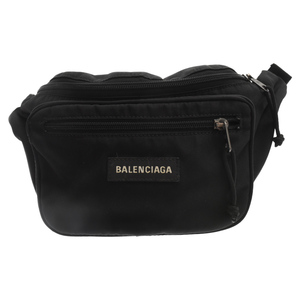 BALENCIAGA バレンシアガ Logo Waist Bag ロゴ ウエストバッグ ブラック 482389 658008