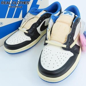 【未使用】Travis Scott×Fragment×NIKE/トラヴィス×フラグメント×ナイキ AIR JORDAN1 LOW DM7866-140/24.5 /080