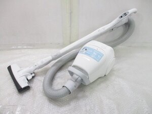 ◎美品 Panasonic パナソニック 紙パック式 キャニスター掃除機 MC-PJ230G-W 軽量 クリーンセンサー パワーノズル 展示品 w1163