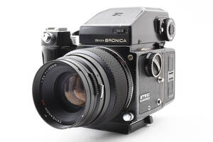 ★訳あり品大特価★ ゼンザブロニカ ZENZA BRONICA ETRS ボディ AE-II 105m f3.5 グリップ付き ★ L2380#4312