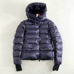 65g2 MONCLER モンクレール グルノーブルライン ARMONIQUE GIUBBOTTO ダウンジャケット ダブルジップ サイズ1 パープル レディース 女性用