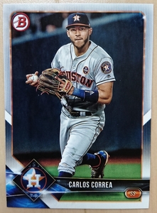 ★CARLOS CORREA BOWMAN 2018 #50 MLB メジャーリーグ カルロス コレア HOUSTON ASTROS ヒューストン アストロズ