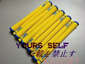 10 ピース/セット no1 黄色と青ゴルフグリップYELLOW AND BLUE