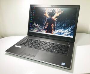 最新2024 Office DELLPrecision 7740 i7-9750H 2.60GHz16GB/SSD256GB/17インチ超大画面 FHD アンチグレアWinds11 Pro Quadro RTX3000 