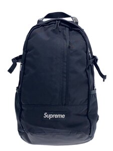 Supreme◆18SS/backpack/リュック/ナイロン/ブラック/無地