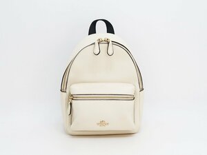 ◇【COACH コーチ】ミニチャーリー リュック 38263 アイボリー