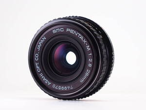 ★外観美品★ ペンタックス PENTAX-M 28mm F2.8 ★パンケーキ級 #S1035