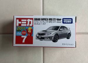 トミカ 7 スバル インプレッサ WRX STI 4door