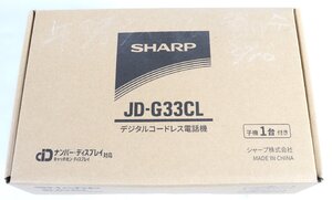 【ト足】SHARP シャープ JD-G33CL デジタルコードレス電話機 子機 ホワイト CCZ01CSS2Q