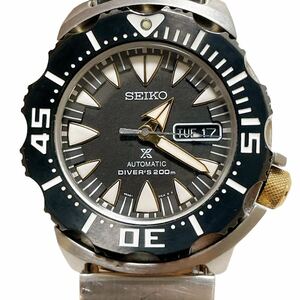SEIKO クォーツ腕時計 アナログ ステンレス BLK/SLV 4R36-01J0 セイコー 腕時計