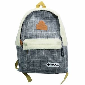 OUTDOOR PRODUCTS アウトドア社　ポチャッコ　アウトドア コラボ　リュック　リュックサック　デイパッグ　グレーチェック Pochacco　新品