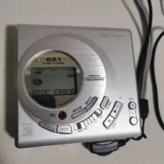 【ジャンク品】SHARP MD-MT821 ポータブルMDレコーダー