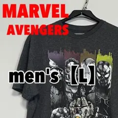 F434【MARVEL AVENGERS】半袖プリントTシャツ【L 42/44】