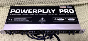 ベリンガー POWERPLAY PRO HA4400 4chモニターシステム おまけ付き！