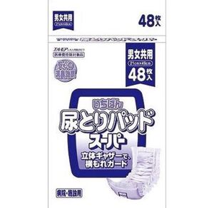 エルモア いちばん 尿とりパッドスーパー 男女共用 48枚入 ＊カミ商事★未開封　未使用品★