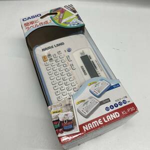 【動作確認済】CASIO カシオ NAME LAND ネームランド 3.5-18ｍｍ KL-P30 ブルー 箱・取扱説明書付