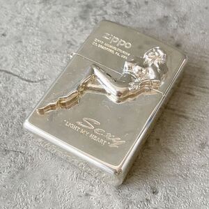 【廃盤 希少デザイン】 ZIPPO ジッポー sexy LIGHT MY HEA