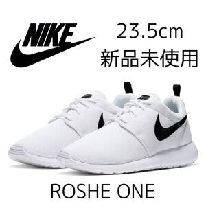 23.5cm 新品 NIKE ROSHE ONE スニーカー ローシワン ローシ ワン シューズ カジュアル ウォーキング レディース 白 ホワイト 黒 定番 人気