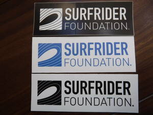 ◆新品U.S.限定サーフライダー【Surfrider　Foundation】ロゴStickerステッカー限定◆