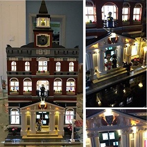 MOC LEGO レゴ クリエイター 10224 互換 タウンホール Town Hall LED ライト キット DL083