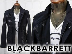 5.6万・送料無料！新品▼ブラックバレットブルゾンＭ黒▼ニールバレット▼BLACKBARRETT by NEIL BARRETT▼ミリタリージャケット