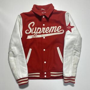 【M】Supreme Sacred Heart Warriors Varsity Jacket シュプリーム セイクリッドハートウォーリアーズ スタジャン レッド G779 N2