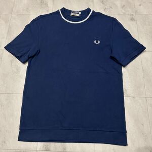 ポルトガル製 FRED PERRY SPORTSWEAR REISSUES フレッドペリー 刺繍 シングルライン 鹿子 半袖Tシャツ