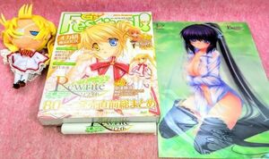 大量! Rewrite「中津静流 此花ルチア 鳳ちはや フィギュア オカ研備品BOX マスコット イラストグッズ」他 セット KEY 美少女 萌え セクシー