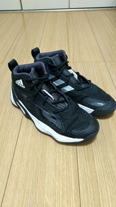 Adidas / Exhibit A MID / バスケットボール シューズ 28cm コアブラック/フットウェアホワイト/チームダークグレー