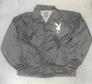 プレイボーイ×アンチソーシャルクラブコラボ　コーチジャケットグレーM シュプリーム ステューシーFR2 PLAYBOY×ANTI SOCIAL CLUB 