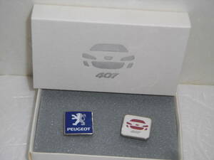 希少！ 非売品 PEUGEOT プジョー 407 ピンバッジ ( ピンズ　ピンバッチ　) PEUGEOT407