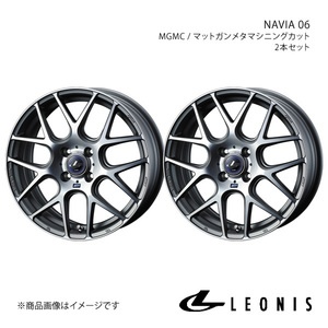 LEONIS/NAVIA 06 シャトル GK8/GK9/GP7/GP8 アルミホイール2本セット【17×6.5J 4-100 INSET50 MGMC】0037608×2