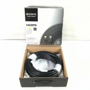 【未使用中古品】 ソニー / SONY HIGH SPEED HDMIケーブル DLC-HJ150LB イーサネット対応 ロングタイプ 約15m 約1.2kg 30014900