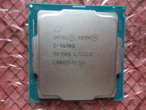 INTEL Xeon 3.70GHZ E-2176G SR3WS　他CPU出品中