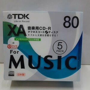 TDK 録音用CD-R XA 80min インクジェットプリンタ対応 5枚パック CD-RXA80PWX5S