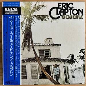 LP■ROCK/ERIC CLAPTON/461 OCEAN BOULEVARD/RSO MW 2098//国内74年ORIG OBI/希少帯 美品/エリック・クラプトン/TOM DOWD/BOB MARLEY COVER