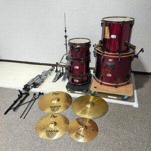 ■TG0826 ☆ 【2個口】Pearl パール EXPORT SERIES DRUMS ドラム8点セット