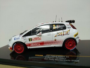 ■ ixo modelsイクソ 1/43 RAM366 Fiat Punto S2000 #2 5th Rally Monte Carlo 2009 フィアットプント ラリーモンテカルロ モデルミニカー