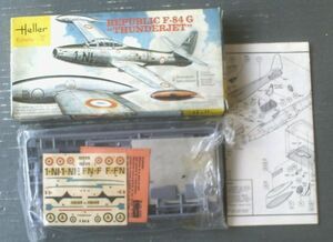 未組立【リパブリック Ｆー８４Ｇ”サンダージェット”（１/７２スケール/海外製プラモデル）】エレール（Ｈeller）