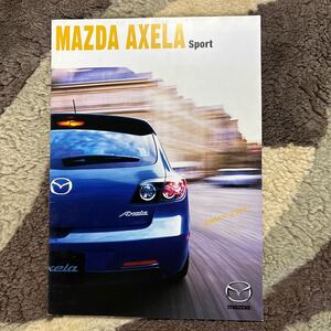 MAZDA. アクセラ スポーツ. 2004.3. カタログ