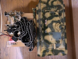 タミヤ16分の1戦車ジャンク部品取りスペアに