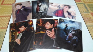 □　ガクト　Gackt　【　未開封新品　クリアファイル 6枚セット　】