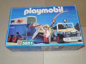 即決！ 取来人歓迎 プレイモービル Playmobil 3851 馬の輸送車 デッドストック品