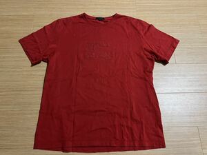 Burberry バーバリー Tシャツ 半袖 ヴィンテージ L 赤 レッド 三陽商会