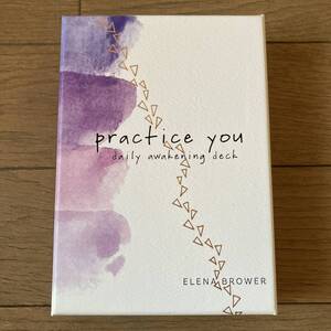 【美品】practice you daily awakening deck オラクルカード ELENA BROWER 送料185円